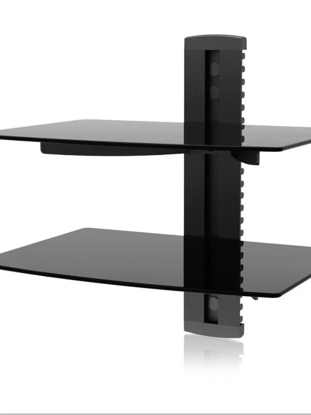 NEW Ematic 2 Tier Wall Shelf Mount for Cable Box Router Apple TV Roku Console